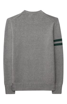 Детский хлопковый пуловер POLO RALPH LAUREN серого цвета по цене 15300 руб., арт. 323851001 | Фото 2 Детский хлопковый пуловер POLO RALPH LAUREN серого цвета, арт. 323851001 | Фото 2 (Материал внешний: Хлопок; Рукава: Длинные; Мальчики Кросс-КТ: Пуловер-одежда; Ростовка одежда: 13 - 15 лет | 158 см, 10 - 11 лет | 140 - 146см, 9 лет | 134 см, 16 лет | 164 см)