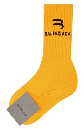 Женские носки BALENCIAGA оранжевого цвета по цене 7995 руб., арт. 659278/3A8B4 | Фото 1 Женские носки BALENCIAGA оранжевого цвета, арт. 659278/3A8B4 | Фото 1 (Материал внешний: Синтетический материал)