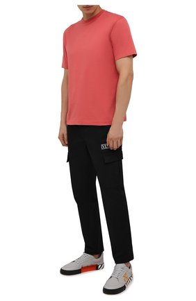 Мужские кожаные кеды vulcanized OFF-WHITE серого цвета по цене 27850 руб., арт. 0MIA085F21LEA0060920 | Фото 2 Мужские кожаные кеды vulcanized OFF-WHITE серого цвета, арт. 0MIA085F21LEA0060920 | Фото 2 (Материал внутренний: Текстиль; Подошва: Плоская)