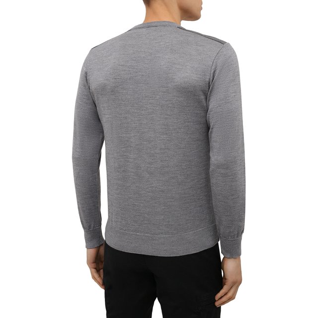 Шерстяной свитер Paul&Shark 11311046/FLV, цвет серый, размер 50 11311046/FLV - фото 4