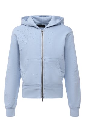 Мужской хлопковая толстовка AMIRI голубого цвета по цене 81850 руб., арт. MJSH004-486 | Фото 1 Мужской хлопковая толстовка AMIRI голубого цвета, арт. MJSH004-486 | Фото 1 (Материал внешний: Хлопок; Мужское Кросс-КТ: Толстовка-одежда; Рукава: Длинные; Длина (для топов): Стандартные; Стили: Спорт-шик)