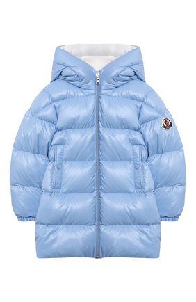 Детского пуховая куртка MONCLER голубого цвета по цене 38700 руб., арт. G2-951-1C511-20-68950 | Фото 1 Детского пуховая куртка MONCLER голубого цвета, арт. G2-951-1C511-20-68950 | Фото 1 (Рукава: Длинные; Материал утеплителя: Пух и перо; Материал подклада: Хлопок; Материал внешний: Синтетический материал; Ростовка одежда: 12 мес | 80 см, 18 мес | 86 см, 24 мес | 92 см, 36 мес | 98 см)