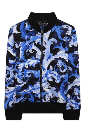 Детский хлопковая толстовка VERSACE синего цвета по цене 21550 руб., арт. 1000343/1A01344 | Фото 1 Детский хлопковая толстовка VERSACE синего цвета, арт. 1000343/1A01344 | Фото 1 (Материал внешний: Хлопок; Рукава: Длинные; Ростовка одежда: 12 мес | 80 см, 18 мес | 86 см, 24 мес | 92 см, 3 мес | 62 см, 36 мес | 98 см, 6 мес | 68 см)