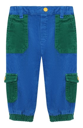 Детские хлопковые брюки STELLA MCCARTNEY синего цвета по цене 5740 руб., арт. 603356/SRK85 | Фото 1 Детские хлопковые брюки STELLA MCCARTNEY синего цвета, арт. 603356/SRK85 | Фото 1 (Материал внешний: Хлопок; Ростовка одежда: 9 мес | 74 см, 12 мес | 80 см, 18 мес | 86 см, 24 мес | 92 см, 6 мес | 68 см)