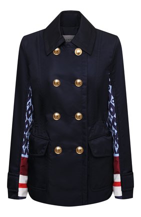 Женская куртка VALENTINO синего цвета по цене 241000 руб., арт. WB3CJ2156JL | Фото 1 Женская куртка VALENTINO синего цвета, арт. WB3CJ2156JL | Фото 1 (Материал внешний: Синтетический материал; Рукава: Длинные; Длина (верхняя одежда): Короткие; Материал подклада: Синтетический материал; Стили: Гламурный; Кросс-КТ: Куртка)