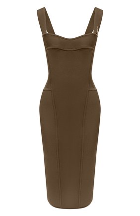 Женское платье из вискозы VERSACE хаки цвета по цене 248000 руб., арт. 1000756/1A00580 | Фото 1 Женское платье из вискозы VERSACE хаки цвета, арт. 1000756/1A00580 | Фото 1 (Материал внешний: Вискоза; Длина Ж (юбки, платья, шорты): До колена; Кросс-КТ: Трикотаж; Стили: Гламурный; Случай: Формальный; Женское Кросс-КТ: Платье-одежда, Сарафаны)