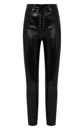 Женские брюки DOLCE & GABBANA черного цвета по цене 85300 руб., арт. FTB82T/FU6XY | Фото 1 Женские брюки DOLCE & GABBANA черного цвета, арт. FTB82T/FU6XY | Фото 1 (Материал внешний: Хлопок; Длина (брюки, джинсы): Стандартные; Стили: Гламурный; Женское Кросс-КТ: Брюки-одежда; Силуэт Ж (брюки и джинсы): Узкие)