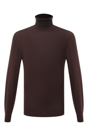 Мужской шерстяная водолазка ZEGNA COUTURE коричневого цвета по цене 79950 руб., арт. CYM01/120 | Фото 1 Мужской шерстяная водолазка ZEGNA COUTURE коричневого цвета, арт. CYM01/120 | Фото 1 (Материал внешний: Шерсть; Длина (для топов): Стандартные; Рукава: Длинные; Мужское Кросс-КТ: Водолазка-одежда; Принт: Без принта; Стили: Кэжуэл)