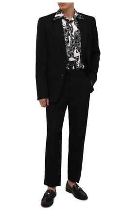 Мужские кожаные лоферы la medusa VERSACE черного цвета по цене 65150 руб., арт. DSU8528/D4VFC | Фото 2 Мужские кожаные лоферы la medusa VERSACE черного цвета, арт. DSU8528/D4VFC | Фото 2 (Материал внутренний: Натуральная кожа; Стили: Кэжуэл)