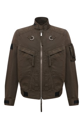 Мужской хлопковый бомбер DSQUARED2 хаки цвета по цене 84450 руб., арт. S71AN0262/S49572 | Фото 1 Мужской хлопковый бомбер DSQUARED2 хаки цвета, арт. S71AN0262/S49572 | Фото 1 (Материал внешний: Хлопок; Длина (верхняя одежда): Короткие; Рукава: Длинные; Кросс-КТ: Куртка; Принт: Без принта; Стили: Милитари)