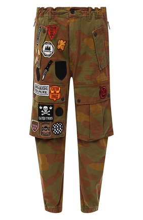 Мужские хлопковые джоггеры DSQUARED2 хаки цвета по цене 93950 руб., арт. S74KB0560/S49605 | Фото 1 Мужские хлопковые джоггеры DSQUARED2 хаки цвета, арт. S74KB0560/S49605 | Фото 1 (Материал внешний: Хлопок; Длина (брюки, джинсы): Укороченные; Силуэт М (брюки): Джоггеры, Карго; Стили: Милитари)