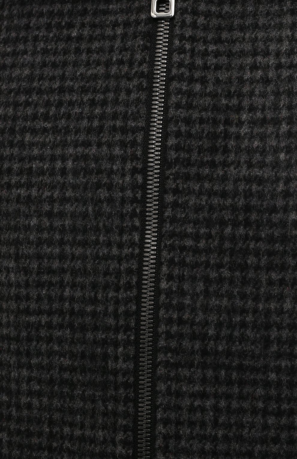 Мужской бомбер DOLCE & GABBANA темно-серого цвета, арт. G9UY4T/FMMC5 | Фото 5 (Кросс-КТ: Куртка; Материал внешний: Шерсть, Синтетический материал; Рукава: Длинные; Принт: Без принта; Материал подклада: Синтетический материал; Длина (верхняя одежда): Короткие; Стили: Кэжуэл)