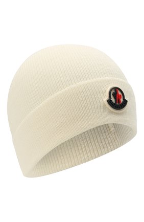 Детского шерстяная шапка MONCLER белого цвета по цене 12600 руб., арт. G2-954-9Z731-00-A9632 | Фото 1 Детского шерстяная шапка MONCLER белого цвета, арт. G2-954-9Z731-00-A9632 | Фото 1 (Материал: Текстиль, Шерсть, Синтетический материал)