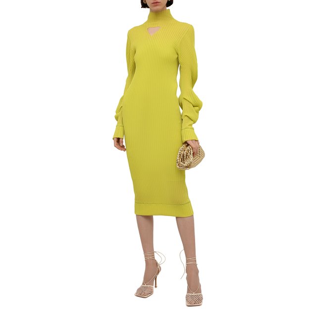 фото Шелковое платье bottega veneta