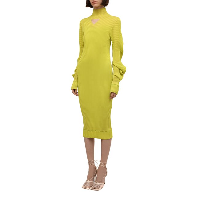 фото Шелковое платье bottega veneta