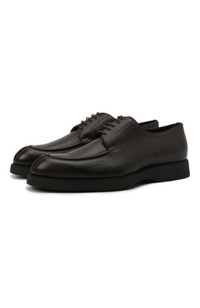Мужские кожаные дерби BRIONI коричневого цвета по цене 74250 руб., арт. QE2A0L/P7731 | Фото 1 Мужские кожаные дерби BRIONI коричневого цвета, арт. QE2A0L/P7731 | Фото 1 (Материал внутренний: Натуральная кожа; Стили: Классический)