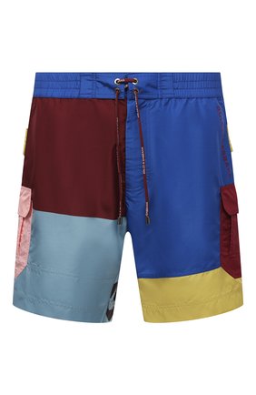 Мужские плавки-шорты DOLCE & GABBANA разноцветного цвета, арт. M4B35T/0NI78 | Фото 1 (Материал внешний: Синтетический материал; Мужское Кросс-КТ: плавки-шорты; Принт: С принтом)