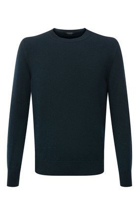 Мужской кашемировый джемпер ERMENEGILDO ZEGNA темно-зеленого цвета по цене 99950 руб., арт. UYK11/110 | Фото 1 Мужской кашемировый джемпер ERMENEGILDO ZEGNA темно-зеленого цвета, арт. UYK11/110 | Фото 1 (Материал внешний: Шерсть, Кашемир; Мужское Кросс-КТ: Джемперы; Рукава: Длинные; Принт: Без принта; Вырез: Круглый; Стили: Кэжуэл; Длина (для топов): Стандартные)