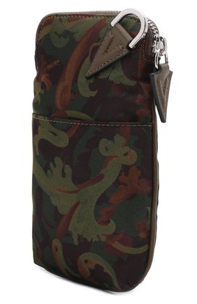Мужская текстильная сумка la medusa VERSACE хаки цвета, арт. 1000729/1A00877 | Фото 3 (Размер: mini; Материал: Текстиль)