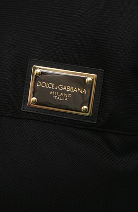 Мужская двусторонняя куртка DOLCE & GABBANA черного цвета, арт. G9UT7T/GEU24 | Фото 5 (Кросс-КТ: Куртка; Материал внешний: Шерсть; Рукава: Длинные; Длина (верхняя одежда): До середины бедра; Мужское Кросс-КТ: утепленные куртки; Материал подклада: Синтетический материал; Стили: Кэжуэл)