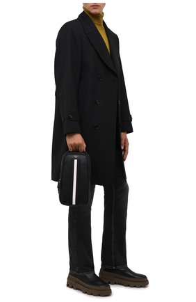 Мужской кожаный рюкзак malikho BALLY черного цвета, арт. MALIKH0/00 | Фото 2 (Ремень/цепочка: На ремешке, На плечо; Материал: Натуральная кожа; Размер: medium)
