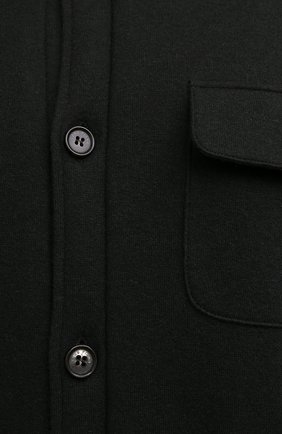 Мужская кашемировая куртка с меховой подкладкой LORO PIANA темно-зеленого цвета, арт. FAL2929 | Фото 5 (Кросс-КТ: Куртка; Мужское Кросс-КТ: шерсть и кашемир, утепленные куртки; Материал внешний: Шерсть, Кашемир; Рукава: Длинные; Длина (верхняя одежда): Короткие; Стили: Кэжуэл)