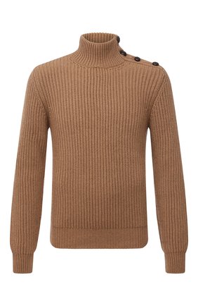 Мужской шерстяной свитер DOLCE & GABBANA бежевого цвета по цене 119500 руб., арт. GXB58T/JAM3T | Фото 1 Мужской шерстяной свитер DOLCE & GABBANA бежевого цвета, арт. GXB58T/JAM3T | Фото 1 (Материал внешний: Шерсть; Длина (для топов): Стандартные; Рукава: Длинные; Мужское Кросс-КТ: Свитер-одежда; Принт: Без принта; Стили: Кэжуэл)