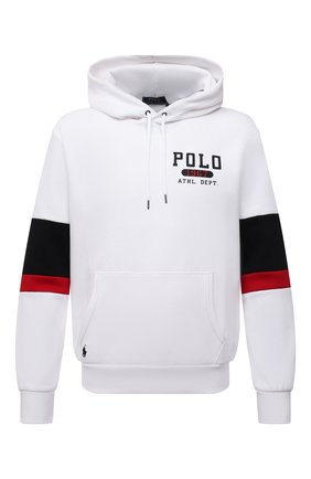 Мужской худи POLO RALPH LAUREN белого цвета по цене 17000 руб., арт. 710851239 | Фото 1 Мужской худи POLO RALPH LAUREN белого цвета, арт. 710851239 | Фото 1 (Рукава: Длинные; Материал внешний: Синтетический материал, Хлопок; Длина (для топов): Стандартные; Мужское Кросс-КТ: Худи-одежда; Стили: Спорт-шик; Принт: С принтом)