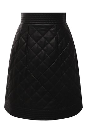 Женская кожаная юбка DOLCE & GABBANA черного цвета по цене 214500 руб., арт. F4B5JL/HULH9 | Фото 1 Женская кожаная юбка DOLCE & GABBANA черного цвета, арт. F4B5JL/HULH9 | Фото 1 (Материал подклада: Синтетический материал; Стили: Гламурный; Женское Кросс-КТ: Юбка-одежда; Длина Ж (юбки, платья, шорты): Мини; Материал внешний: Натуральная кожа)