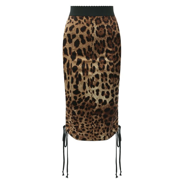 Шелковая юбка Dolce & Gabbana F4A4GT/FSAAG