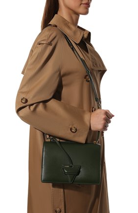 Женская сумка barcelona LOEWE зеленого цвета по цене 252500 руб., арт. A532M15X02 | Фото 2 Женская сумка barcelona LOEWE зеленого цвета, арт. A532M15X02 | Фото 2 (Материал: Натуральная кожа; Размер: medium, small; Ремень/цепочка: На ремешке)
