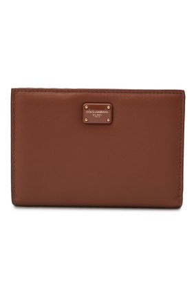 Женские кожаное портмоне DOLCE & GABBANA коричневого цвета по цене 34300 руб., арт. BI2697/A0049 | Фото 1 Женские кожаное портмоне DOLCE & GABBANA коричневого цвета, арт. BI2697/A0049 | Фото 1 (Кросс-КТ: другое)