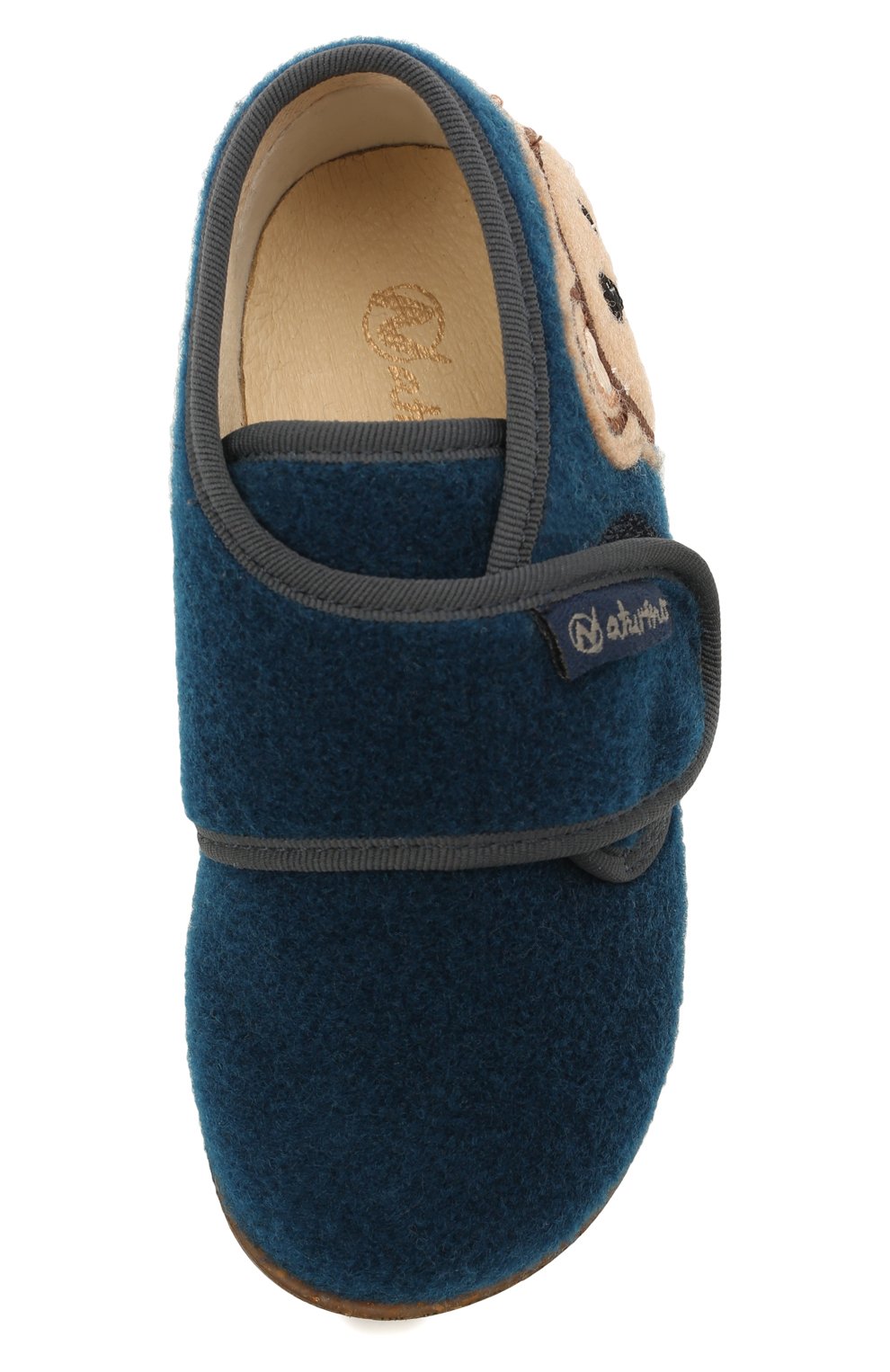 Мужского домашние ботинки NATURINO синего цвета, арт. 0014000674/01/24-26 | Фото 4 (Кросс-КТ: Домашняя обувь)