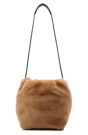 Женская сумка drawstring small JIL SANDER светло-коричневого цвета по цене 69550 руб., арт. JSPT853407-WTB69163 | Фото 1 Женская сумка drawstring small JIL SANDER светло-коричневого цвета, арт. JSPT853407-WTB69163 | Фото 1 (Размер: small; Материал: Натуральный мех; Сумки-технические: Сумки через плечо)
