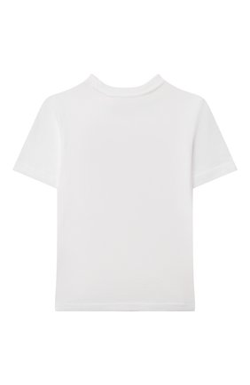 Детская хлопковая футболка POLO RALPH LAUREN белого цвета по цене 3805 руб., арт. 322853828 | Фото 2 Детская хлопковая футболка POLO RALPH LAUREN белого цвета, арт. 322853828 | Фото 2 (Материал внешний: Хлопок; Рукава: Короткие; Ростовка одежда: 5 лет | 110 см, 6 лет | 116 см, 7 лет | 122 см)