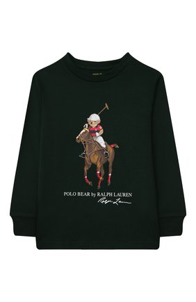 Детская хлопковый лонгслив POLO RALPH LAUREN темно-зеленого цвета по цене 4265 руб., арт. 322852014 | Фото 1 Детская хлопковый лонгслив POLO RALPH LAUREN темно-зеленого цвета, арт. 322852014 | Фото 1 (Рукава: Длинные; Материал внешний: Хлопок; Ростовка одежда: 5 лет | 110 см, 6 лет | 116 см, 7 лет | 122 см)
