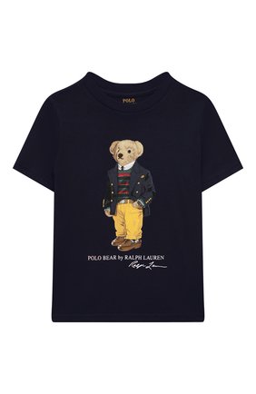 Детская хлопковая футболка POLO RALPH LAUREN синего цвета по цене 3805 руб., арт. 321853828 | Фото 1 Детская хлопковая футболка POLO RALPH LAUREN синего цвета, арт. 321853828 | Фото 1 (Материал внешний: Хлопок; Рукава: Короткие; Ростовка одежда: 18 мес | 86 см, 3 года | 98 см, 4 года | 104 см)