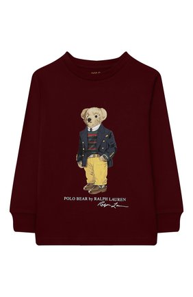 Детская хлопковый лонгслив POLO RALPH LAUREN бордового цвета по цене 4265 руб., арт. 321852014 | Фото 1 Детская хлопковый лонгслив POLO RALPH LAUREN бордового цвета, арт. 321852014 | Фото 1 (Рукава: Длинные; Материал внешний: Хлопок; Ростовка одежда: 18 мес | 86 см, 3 года | 98 см, 4 года | 104 см)