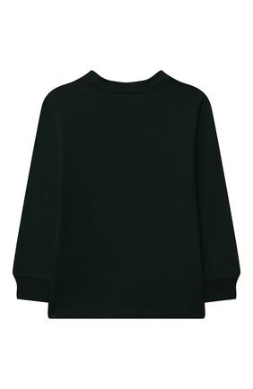 Детская хлопковый лонгслив POLO RALPH LAUREN темно-зеленого цвета по цене 4265 руб., арт. 321852014 | Фото 2 Детская хлопковый лонгслив POLO RALPH LAUREN темно-зеленого цвета, арт. 321852014 | Фото 2 (Материал внешний: Хлопок; Рукава: Длинные; Ростовка одежда: 18 мес | 86 см, 3 года | 98 см, 4 года | 104 см)