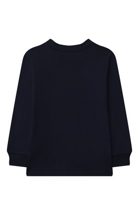 Детская хлопковый лонгслив POLO RALPH LAUREN темно-синего цвета по цене 4265 руб., арт. 321852014 | Фото 2 Детская хлопковый лонгслив POLO RALPH LAUREN темно-синего цвета, арт. 321852014 | Фото 2 (Рукава: Длинные; Материал внешний: Хлопок; Ростовка одежда: 18 мес | 86 см, 3 года | 98 см, 4 года | 104 см)