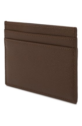 Мужской кожаный футляр для кредитных карт SAINT LAURENT коричневого цвета по цене 15150 руб., арт. 375946/BTY0N | Фото 2 Мужской кожаный футляр для кредитных карт SAINT LAURENT коричневого цвета, арт. 375946/BTY0N | Фото 2