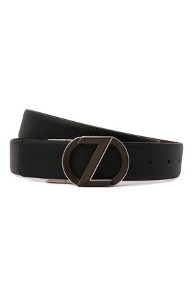 Мужской двусторонний ремень Z ZEGNA черного цвета по цене 35600 руб., арт. B1HC1A/J1229E | Фото 1 Мужской двусторонний ремень Z ZEGNA черного цвета, арт. B1HC1A/J1229E | Фото 1 (Случай: Формальный)