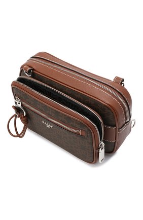 Мужская сумка hadds BALLY коричневого цвета по цене 0 руб., арт. HADDS/01 | Фото 4 Мужская сумка hadds BALLY коричневого цвета, арт. HADDS/01 | Фото 4 (Ремень/цепочка: На ремешке; Размер: small; Материал: Экокожа)
