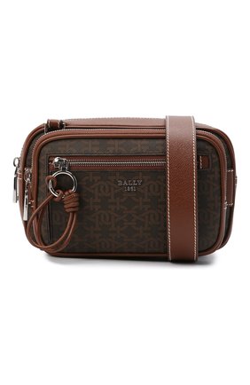 Мужская сумка hadds BALLY коричневого цвета по цене 0 руб., арт. HADDS/01 | Фото 5 Мужская сумка hadds BALLY коричневого цвета, арт. HADDS/01 | Фото 5 (Ремень/цепочка: На ремешке; Размер: small; Материал: Экокожа)