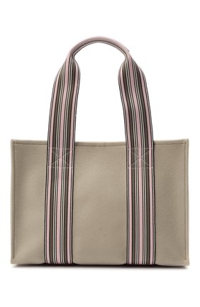 Женский сумка-шопер suitcase stripe LORO PIANA светло-зеленого цвета по цене 153500 руб., арт. FAL3818 | Фото 1 Женский сумка-шопер suitcase stripe LORO PIANA светло-зеленого цвета, арт. FAL3818 | Фото 1 (Материал: Текстиль; Сумки-технические: Сумки-шопперы; Размер: large)