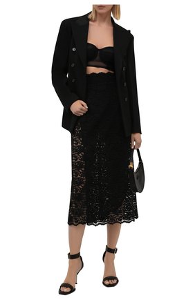 Женская юбка DOLCE & GABBANA черного цвета по цене 75850 руб., арт. F4B4MT/FLM9B | Фото 2 Женская юбка DOLCE & GABBANA черного цвета, арт. F4B4MT/FLM9B | Фото 2 (Материал внешний: Вискоза, Синтетический материал; Длина Ж (юбки, платья, шорты): Миди; Женское Кросс-КТ: Юбка-одежда; Стили: Романтичный)