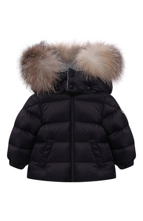 Детского комплект из куртки и комбинезона MONCLER темно-синего цвета по цене 64800 руб., арт. G2-951-1F504-02-53079/9-12M | Фото 2 Детского комплект из куртки и комбинезона MONCLER темно-синего цвета, арт. G2-951-1F504-02-53079/9-12M | Фото 2 (Материал подклада: Хлопок; Рукава: Длинные; Материал утеплителя: Пух и перо; Материал внешний: Синтетический материал; Ростовка одежда: 6 мес | 68 см, 9 мес | 74 см)
