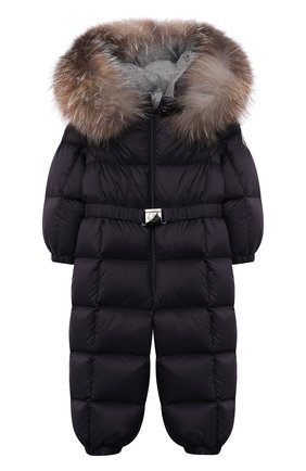 Детского пуховый комбинезон MONCLER темно-синего цвета по цене 61500 руб., арт. G2-951-1G506-02-53079/18M-3A | Фото 1 Детского пуховый комбинезон MONCLER темно-синего цвета, арт. G2-951-1G506-02-53079/18M-3A | Фото 1 (Ростовка одежда: 18 мес | 86 см, 24 мес | 92 см, 36 мес | 98 см)