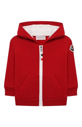 Детский комплект и толстовки и брюк MONCLER красного цвета по цене 33500 руб., арт. G2-951-8M769-20-80996 | Фото 2 Детский комплект и толстовки и брюк MONCLER красного цвета, арт. G2-951-8M769-20-80996 | Фото 2 (Рукава: Длинные; Материал внешний: Хлопок; Кросс-КТ НВ: Костюм; Ростовка одежда: 12 мес | 80 см, 18 мес | 86 см, 24 мес | 92 см, 36 мес | 98 см, 6 мес | 68 см, 9 мес | 74 см)