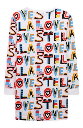 Детское хлопковое платье STELLA MCCARTNEY белого цвета по цене 5875 руб., арт. 603443/SRJF9 | Фото 2 Детское хлопковое платье STELLA MCCARTNEY белого цвета, арт. 603443/SRJF9 | Фото 2 (Рукава: Длинные; Материал внешний: Хлопок; Ростовка одежда: 9 лет | 134 см, 12 лет | 152 см, 13 - 15 лет | 158 см, 16 лет | 164 см, 18 мес | 86 см, 2 года | 92 см, 3 года | 98 см, 4 года | 104 см, 5 лет | 110 см, 7 лет | 122 см)